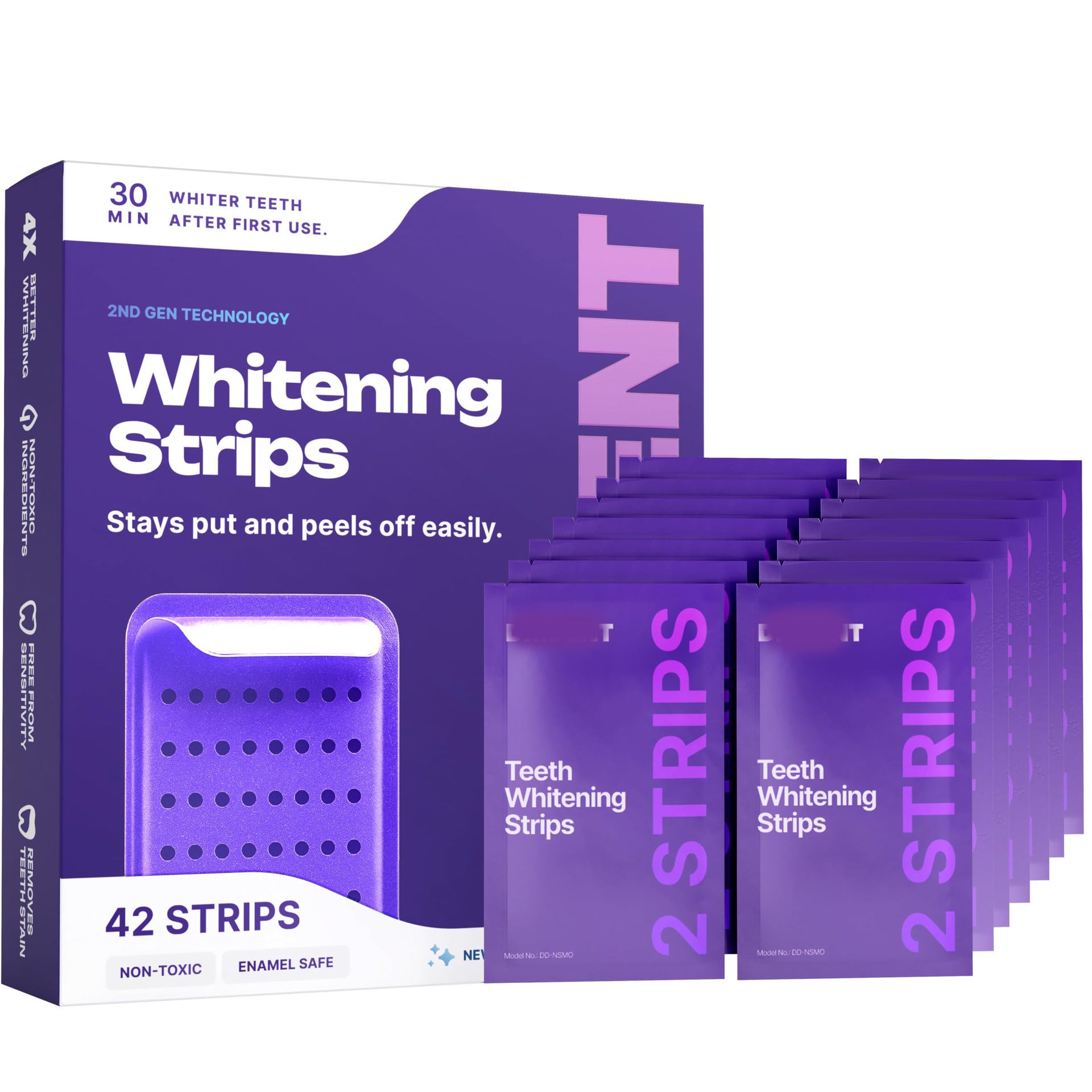 Dr. Dent Purple Teeth Whitening Strips