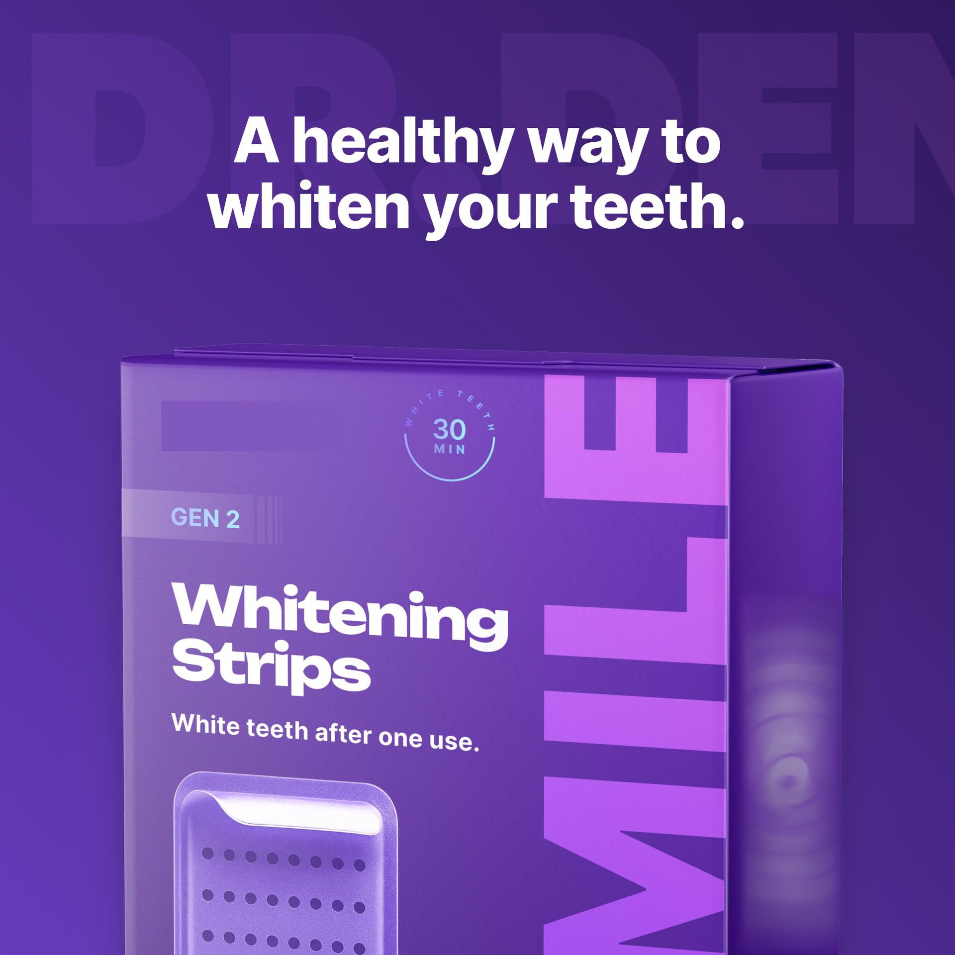 Dr. Dent Purple Teeth Whitening Strips
