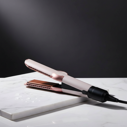 2-in-1 Professional Hair Straightener Dryer - Salon Results at Home